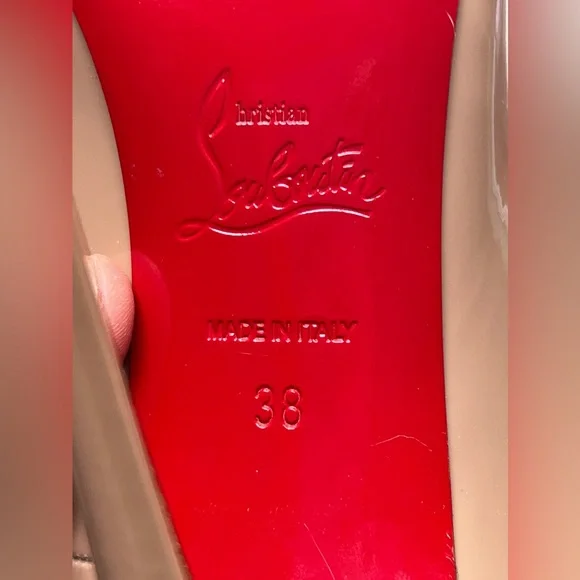 Louboutin 100mm patent leather heels - Picture 2 of 13